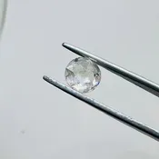1.15 CT Rose Cut Salt and Pepper Diamond