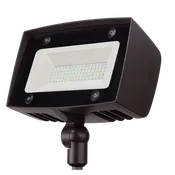 Flood Light, 50W, 5000LM, 120-277V, Photocontrol, White