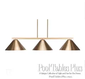 Atlas with Metal Brass Shades