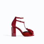 PIERRE HARDY Lunar Velvet T-strap Heels