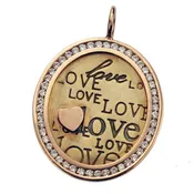 Heather Moore Diamond Oval Love