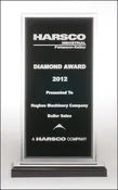 Acrylic Engraved Trophy with Color Silk Graphic - 8-1/2''