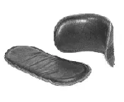 Padded Leather Forearm Crutch Cuff Inserts (pair)
