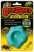Creatures glow in the dark rock dish