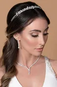 ALIX Simulated Diamond Bridal Headband