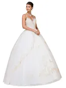 DQ1183 Lily's Champagne Ball gown