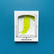 Banana Slug Neon Suncatcher