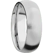 10K White Gold + Satin Finish