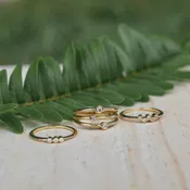 Diamond Cluster Stack Ring
