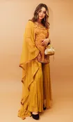 Ameliora Yellow Palazzo Set