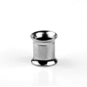 00 Gauge Black Single Flared Earlet with O-Ring