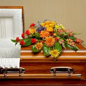 Graceful Garden Casket Spray
