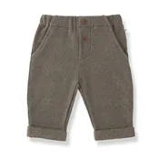 1 More In The Family - Cuffed Pant - Dark Taupe
