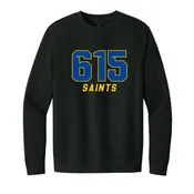 The 615 Saints | Adult Black Fleece Crew