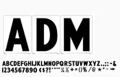 ADM Letter Set