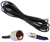 2 ft RG58 Low Loss Foam Coax (N Male to SMA Male)