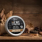 O My! Goat Milk Beard Balm 2oz | Tame those Grizzly Whiskers with Raw Goat Milk | Free of Parabens & More |Handcrafted in USA
