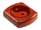 2" Flat Wide Padauk - Yin Yang Secret Box