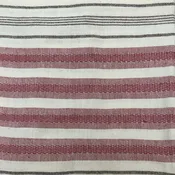 EcoFriendly Handwoven Cotton Tallit Set - Burgundy