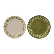 Plate with Holiday Design, 2 Styles