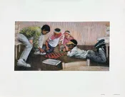 Checkers by Brenda Joysmith wall art 16 x 20 inches