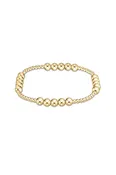 Enewton Beaded Gold Blissful Pattern 5mm Bracelet