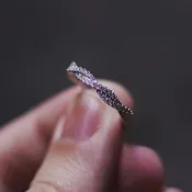 Robert Lance Jewelers & MERITZ-14 Karat White Gold Diamond Wedding Band