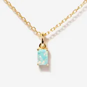10K Gold Birthstone Necklace