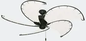 52" Raindance Nautical Ceiling Fan Oil Rubbed Bronze - 6 Blade Color Options