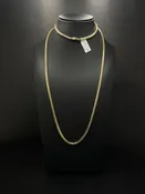 10K Gold Curb Chain 51.8 Grams 34 Inches 3.5mm