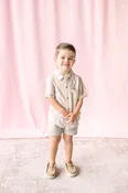 Aqua/Blue/Red Stripe Button Down