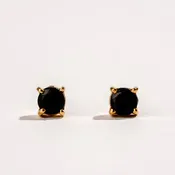 Black Onyx Dainty Round