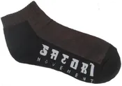 Half Link Ankle Socks - Brown