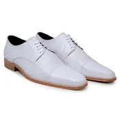 Alexander White Cap-Toe Derby