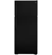 18.cu.ft fridge black  -  GTS18DTN