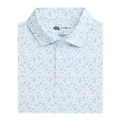 19th Hole Printed Performance Polo - Breeze