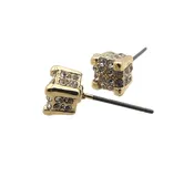 All Around Clout Iced Out Stud Earrings