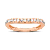 0.3 ct Diamond Enhancer Band in 14K Rose Gold