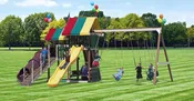 Backyard Retreat Swing Set – Poly