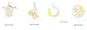 E-Tri-color Silver Ocean Collection