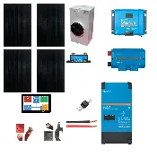 3KW Array 12V Victron w/Cerbo Kit for 30A RV/Trailer | 4 Panel | No Batteries