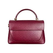Aby Women’s Burgundy Italian Leather Handbag