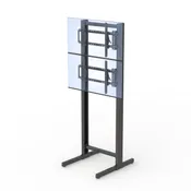 Double Monitor Floor Stand