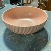 10.5" Coronado Franciscan CA, Matte Coral Bowl--KL