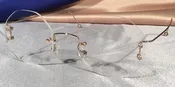 Duolettes – Rimless Metal Glasses in Gold and Silver