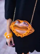 Orange Crush Gameday Clear Crossbody