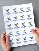 Custom Printed Paper Sticker &amp;amp; Label Sheets