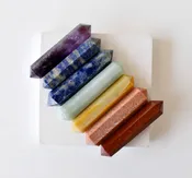 7 Chakra Double Point Wands Set