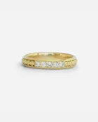 Skulls In A Line Band / Prong White Diamonds
