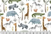 Animal Safari Digital Cuddle  Multi Fabric From Shannon Fabrics